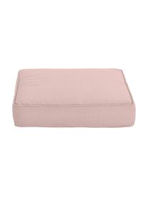 Cuscino sedia alto in cotone rosa  Zoey, Rivestimento: 100% cotone, Rosa, Larg. 40 x Lung. 40 cm