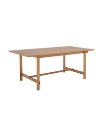 Stół do jadalni z drewna dębowego Nelson, Blat: fornir z drewna dębowego, Stelaż: drewno dębowe, Beżowy, S 200 x G 95 cm