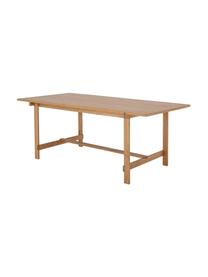 Stół do jadalni z drewna dębowego Nelson, Blat: fornir z drewna dębowego, Stelaż: drewno dębowe, Beżowy, S 200 x G 95 cm
