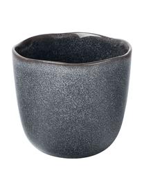 Tazas originales Pauline, 2 uds., Gres, Gris oscuro, Ø 8 x Al 7 cm, 180 ml