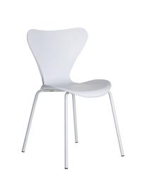 Silla Stapler, Asiento: plástico, Patas: metal, Blanco, An 47 x Al 83 cm