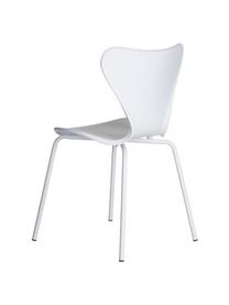 Silla Stapler, Asiento: plástico, Patas: metal, Blanco, An 47 x Al 83 cm