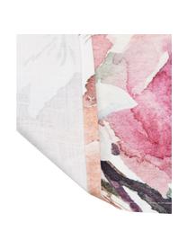 Camino de mesa de algodón Florisia, 100% algodón, Rosa, blanco, lila, verde, An 50 x L 160 cm