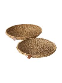 Set 2 ciotole decorative Sophy, Fibra naturale, Marrone, Set in varie misure