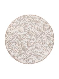 Wende-Spielmatte Seashell, Bezug: 100 % Baumwolle, Rosa, Weiss, Ø 133 cm