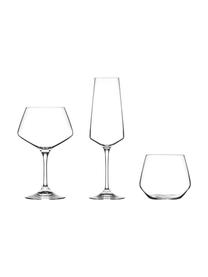 Kristall-Weingläser Aria, 18er-Set (6 Personen), Kristallglas, Transparent, Set in verschiedenen Grössen
