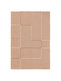 Tapis d'extérieur orange Nillo, Orange, crème