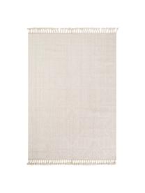 Teppich Laila Tang mit Hoch-Tief-Effekt in Creme, Flor: Polyester, Cremefarben, B 230 x L 340 cm (Größe L)