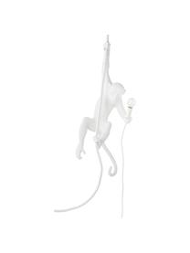 Lampada a sospensione da esterno  con spina Monkey, Resina, Bianco, Larg. 37 x Alt. 77 cm