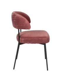 Chaise velours rembourré The Winner Takes It All, Rose vif