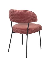 Chaise velours rembourré The Winner Takes It All, Rose vif