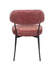 Chaise velours rembourré The Winner Takes It All, Rose vif