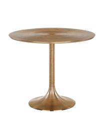Okrúhly stôl Hypnotising, Ø 92 cm, Lakovaný hliník, Mosadzná, Ø 92 x V 76 cm