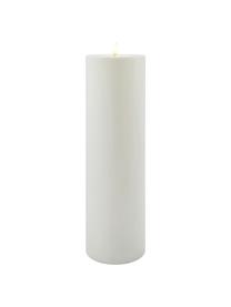 Candela a LED House, alt. 35 cm, Plastica, Bianco, Ø 10  x Alt 35 cm