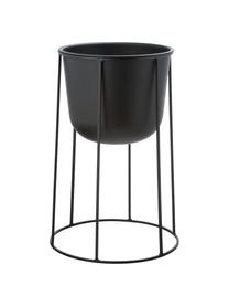 Maceta Wire Pot, Acero con pintura en polvo, Negro, Ø 23 x Al 17 cm