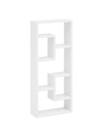 Libreria in bianco opaco Rosalie, Truciolato sventato, Bianco, Larg. 36 x Alt. 90 cm