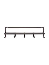 Metall-Garderobenleiste Quinn, Metall, pulverbeschichtet, Schwarz, B 50 cm