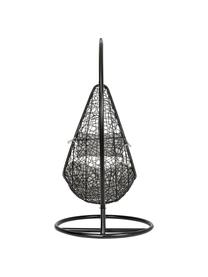 Silla colgante Amirantes, Estructura: acero con pintura en polv, Negro, gris, An 80 x F 72 cm