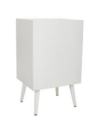 Nočný stolík so zásuvkou Cayetana Shelfy, Drevo biela, Š 42 x V 71 cm