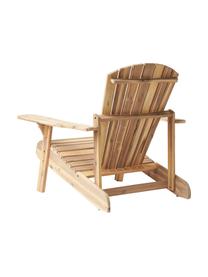 Sedia a sdraio realizzata in legno di acacia Charlie, Legno di acacia oliato, Legno chiaro, Larg. 82 x Alt. 85 cm