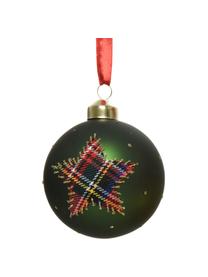 Boules de Noël Trio Ø 8 cm, 3 pièces, Rouge, jaune, vert, Ø 8 cm