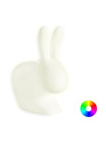 Lámpara de mesa para exterior regulable Rabbit, portátil, Lámpara: plástico (polietileno), Blanco, An 20 x Al 22 cm