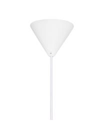 Design hanglamp Volang in beige, Lampenkap: gecoat metaal, Baldakijn: gecoat metaal, Beige, Ø 50 x H 21 cm