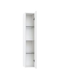 Armoire colonne de salle de bain Ago, larg. 25 cm, Blanc, larg. 25 x haut. 130 cm