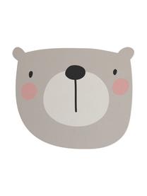 Protector de escritorios Bear, Fibras de yute y resina, Gris, beige, An 35 x L 55 cm