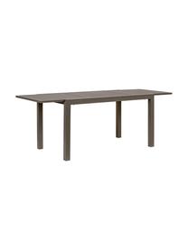 Table de jardin extensible Hilde, de différentes tailles, Brun café, larg. de 160 à 240 x prof. 90 cm