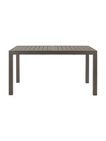 Table de jardin extensible Hilde, de différentes tailles, Brun café, larg. de 160 à 240 x prof. 90 cm