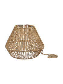 Handgefertigte Dimmbare LED-Hängelampe Sisine, Hellbraun, Ø 40 x H 31 cm