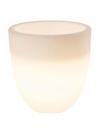 Lampa podłogowa z wtyczką Shining Curvy Pot, Biały, Ø 39 x W 39 cm