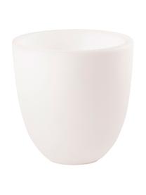 Lampada da terra con spina Shining Curvy Pot, Lampada: materiale sintetico, Bianco, Ø 39 x Alt. 39 cm