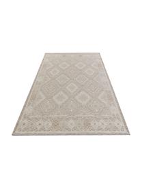 Tappeto con motivo etnico color beige/grigio Lina, 48% juta, 43% lana, 9% viscosa, Beige, grigio, Larg. 160 x Lung. 230 cm (taglia M)