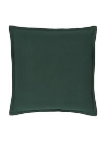 Funda de cojín de algodón Mads, 100% algodón, Verde, An 40 x L 40 cm