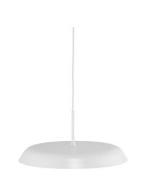 Suspension LED ronde blanche Piso, Blanc, Ø 36 x haut. 17 cm