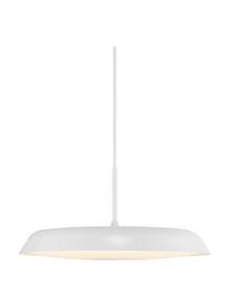 Lámpara de techo LED regulable Piso, Pantalla: metal recubierto, Cable: cubierto en tela, Blanco, Ø 36 x Al 17 cm