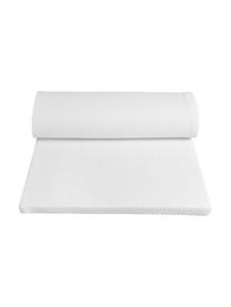 Viscoelastische Memory-Foam Matratzenauflage Premium, Bezug: 60 % Polyester, 40 % Visk, Weiß, 200 x 200 cm