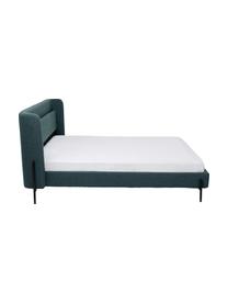 Čalouněná postel Tivoli, Zelená tkanina, Š 160 cm, D 200 cm