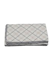 Plaid carreaux Karol, Gris clair, gris, beige