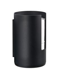 Držák na toaletní papír k připevnění na stěnu Rim, Potažený hliník, Černá, Ø 13 cm, V 22 cm