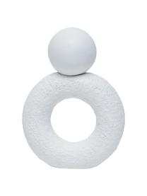 Objet décoratif artisanal blanc Minimalism, Écomix 
Ecomix est un mélange écologique de pâte à papier recyclée, de caoutchouc naturel et de poudre de craie, Blanc, mat, larg. 16 x haut. 23 cm