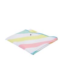 Dun gestreept microfiber strandlaken Round met etui, Multicolour, Ø 170 cm