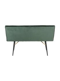 Banco de comedor de terciopelo Verona, Tapizado: terciopelo de poliéster 4, Verde, An 134 x Al 87 cm