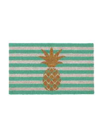 Zerbino Twinkling Pineapple, Bianco, verde menta, dorato, Lung. 75 x Larg. 45 cm