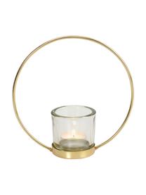 Svícen na čajovou svíčku Borro, Zlatá, transparentní