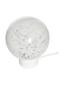 Petite lampe boule à poser Cloud, Blanc, Ø 15 x haut. 21 cm