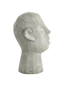 Figura decorativa Kopf, Cemento, Gris, An 20 x Al 30 cm