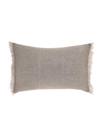 Coussin rectangulaire pur lin beige Levelin, Beige